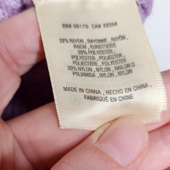 Anthropologie Moth Lavender Sweater XL - Picture 4 of 6